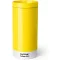 Cestovný hrnček Copenhagen Design Pantone z nehrdzavejúcej ocele, žltý, 400 ml