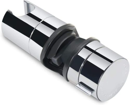 Suport duș reglabil Joyoldelf 18-25 mm - Material ABS, suport de perete pentru capul de duș rotativ 360°, finisaj cromat, gri