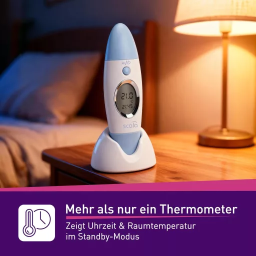 Scala SC 53 FH Fülhőmérő és Halántékhőmérő Infravörös Hőmérő