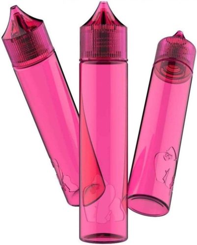 Sticluțe Chubby Gorilla de 60ml, roz, cu protecție pentru copii - Set de 5 bucăți