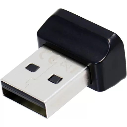 FeinTech USB ujjlenyomat olvasó Windows Hello biometrikus szenzor fekete