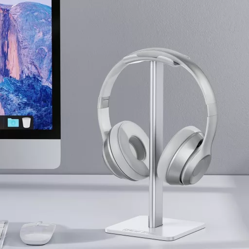 New Bee Univerzális Fejhallgató Tartó Alumínium - Gaming Headset és Over-Ear Fülhallgatóhoz