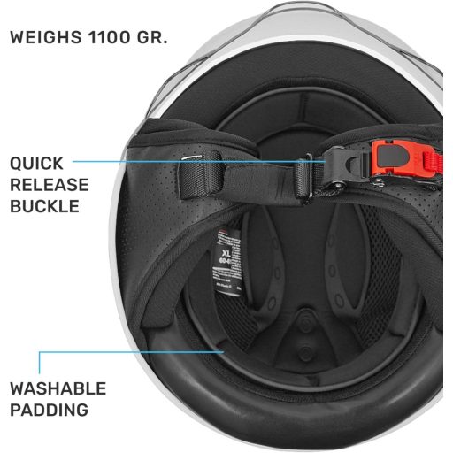 Cască moto Westt Classic Sun Jet - Negru Mat - Stil Vintage - Certificare ECE - Mărime M (57cm) - 7 Guri de Aerisire