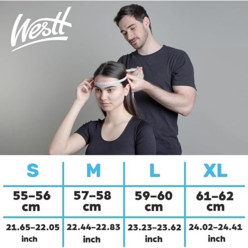 Cască moto Westt Classic Sun Jet - Negru Mat - Stil Vintage - Certificare ECE - Mărime M (57cm) - 7 Guri de Aerisire