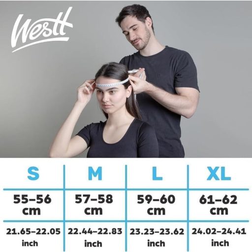 Cască moto Westt Classic Sun Jet - Negru Mat - Stil Vintage - Certificare ECE - Mărime M (57cm) - 7 Guri de Aerisire