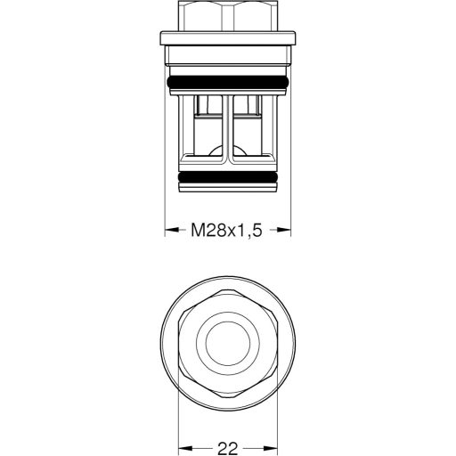 GROHE Sigurnosni ventil (EN1717) - Zidna metalna zaštita od povratnog toka, DIN-EN1717 certifikat, 14055000