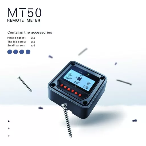 EPEVER MT50 LCD kijelző távirányító MPPT napelemes szabályozóhoz Tracer-BN