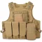 Taktická vesta QMFIVE MOLLE RRV s vreckami na airsoft, poľovačku a výcvik