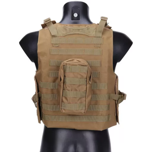 Taktická vesta QMFIVE MOLLE RRV s vreckami na airsoft, poľovačku a výcvik
