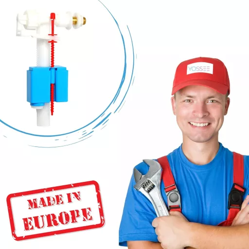 ATD Trading Univerzalni ventil za punjenje za plastične i keramičke spremnike, s filterom za vodu, G 3/8 priključak, raspon tlaka 0,5-10 bara, brz i Cs