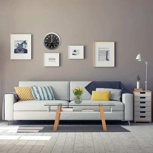 bonVIVO Classic 30 cm Rádiójel Vezérelt Falióra Csendesen Működő Nappali Irodai Konyhai