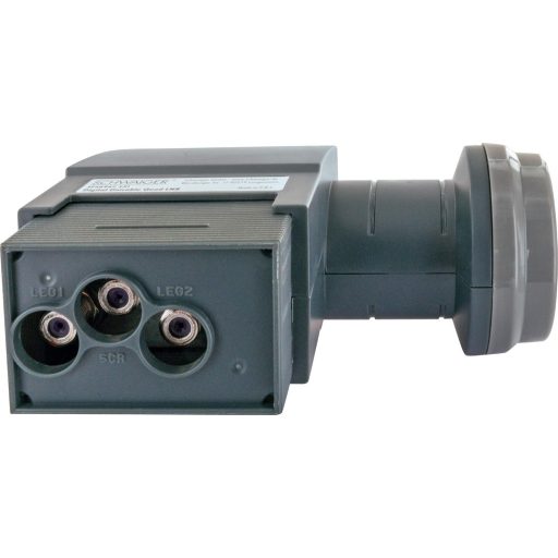 SCHWAIGER Monoblock Single LNB - Műholdvevő Egység Műholdas TV Rendszerekhez - Fekete Színben - Univerzális Kompatibilitás