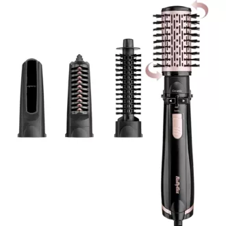   BaByliss AS200E Forgó Meleg Levegős Hajkefe Ionos 1000W 4 Fej Fekete