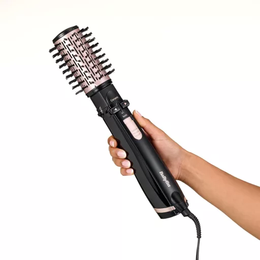 BaByliss AS200E Forgó Meleg Levegős Hajkefe Ionos 1000W 4 Fej Fekete