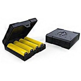 Chubby Gorilla Crno-Prozirna Kutija za Baterije za 4 Ćelije