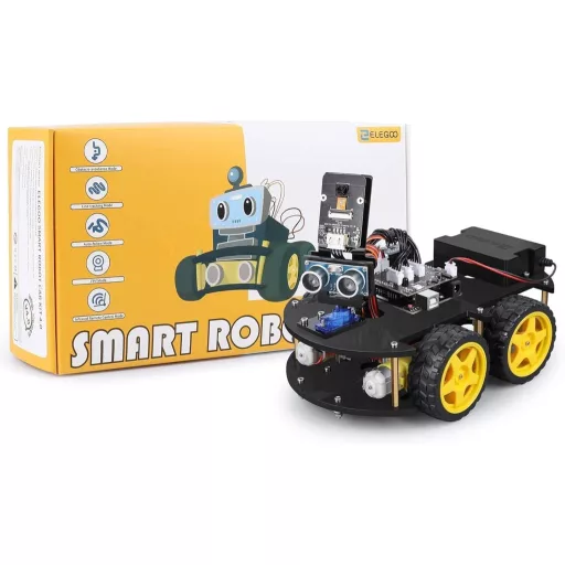 Inteligentná súprava robotického auta ELEGOO V3.0 UNO so senzormi a ovládaním cez aplikáciu