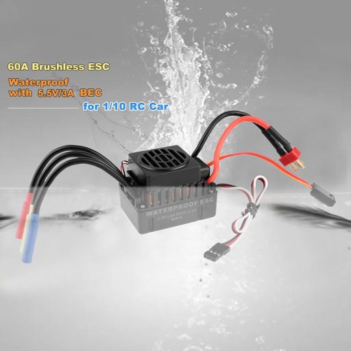 GoolRC 3650 3900KV Vízálló Brushless Motor 60A ESC Szett 1/10 RC Autóhoz