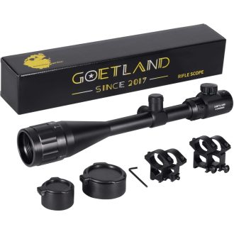   Goetland 6-24x50 AOEG Taktikai Puska Távcső Piros-Zöld Retikulával és Gyűrűkkel