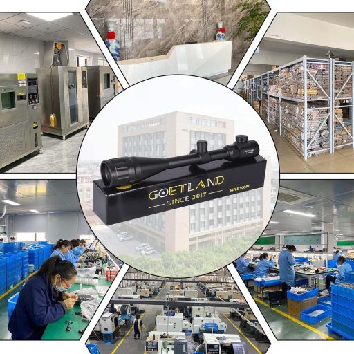 Lunetă tactică Goetland 6-24x50 AOEG cu reticul iluminat roșu-verde și inele de montaj