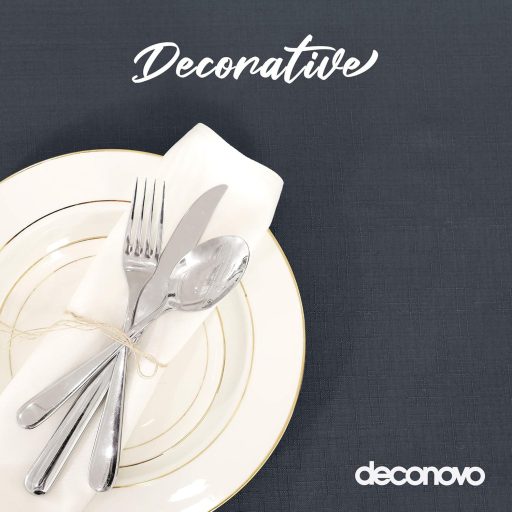 Deconovo Față de masă impermeabilă - Gri închis, dreptunghiulară, textilă, pentru bucătărie, sufragerie - Durabilă, lavabilă - Disponibilă în mai multe dimensiuni