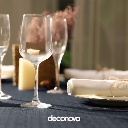 Deconovo Vodootporni Stolnjak - Tamnosivi Pravokutni Tekstilni Stolnjak za Kuhinju, Blagovaonicu - Izdržljiv, Periv - Dostupan u Više Veličina