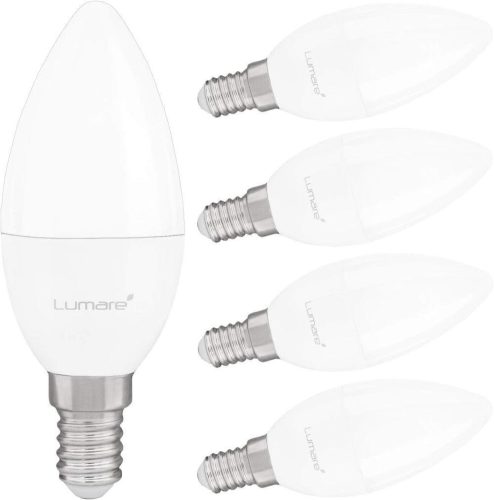 Bec E14 LED Lumaro 5W - Alb Cald, 410lm, Echivalent 40W