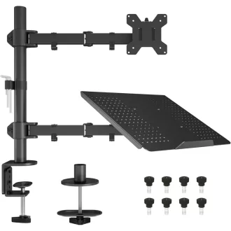   BONTEC Monitorállvány Laptoptartóval 13-32" Képernyőkhöz és 15,6" Notebookokhoz