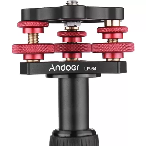 Andoer Tripod Leveling Base Alumínium Szintezővel Canon Nikon Sony DSLR Kamerához
