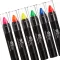 UV Glow Neon UV Ceruza Szett - Arcra és Testre, 6 Szín, UV Fény Alatt Világít