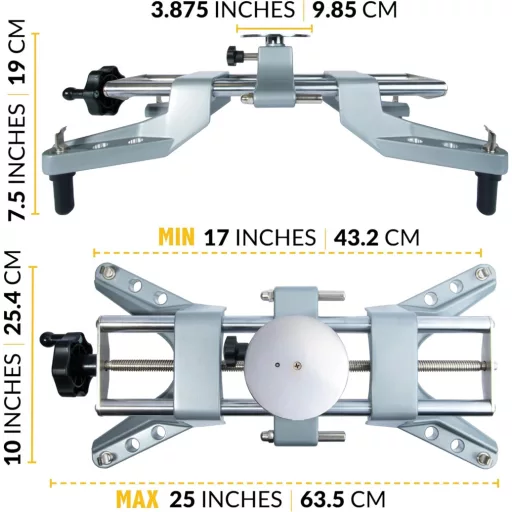 Zackman Scientific 3D DSP kerékbeállítási bilincs mágneses adapterrel 11-25" felnikhez