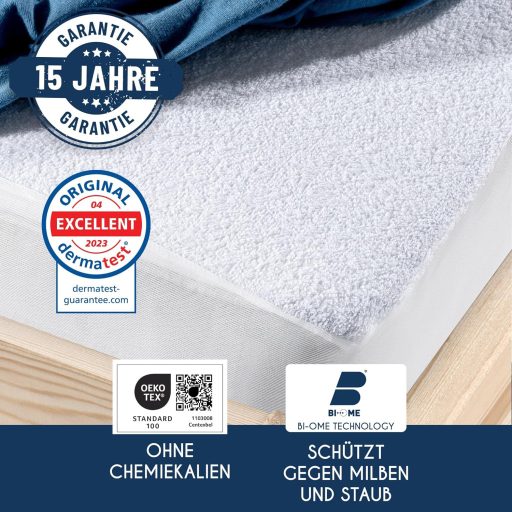 Nepremokavý chránič matraca Dreamzie 135x190 cm, priedušný, antialergický, Oeko-Tex