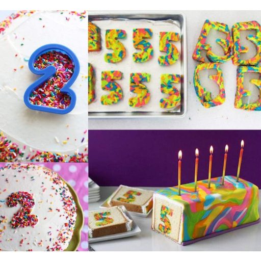 ilauke 41 részes Betű és Szám Sütemény Forma Készlet Fondant Díszítéshez