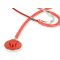 GIMA Egyfejű Stetoszkóp Piros Könnyű Alumínium Keret Orvosi