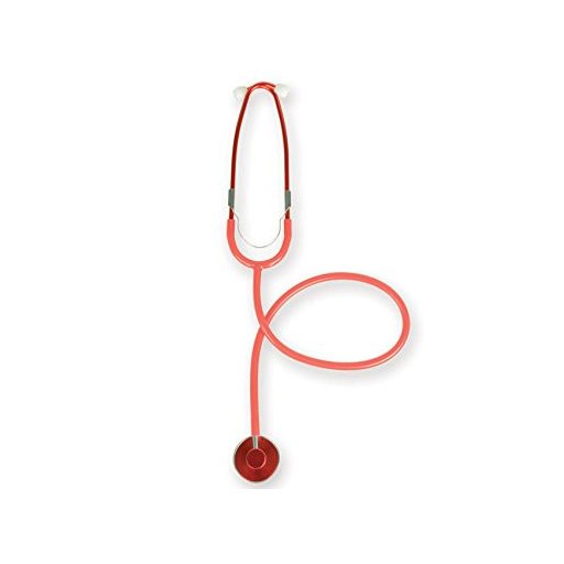 GIMA Egyfejű Stetoszkóp Piros Könnyű Alumínium Keret Orvosi