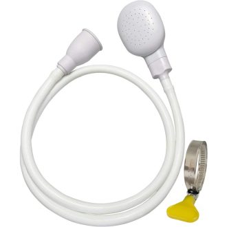   U-BCOO Ručna glava tuša za kućne ljubimce s gumenim mlaznicama, prijenosni raspršivač šampona, glava za kupanje