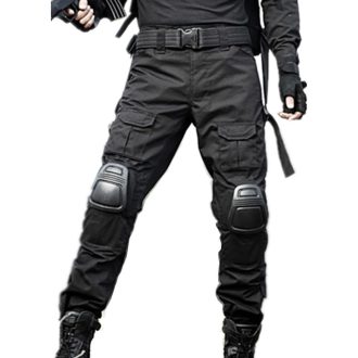   JOYASUS Taktické nohavice pre paintball, airsoft a hry, vojenské nohavice s viacerými vreckami a kolennými chráničmi pre mužov.