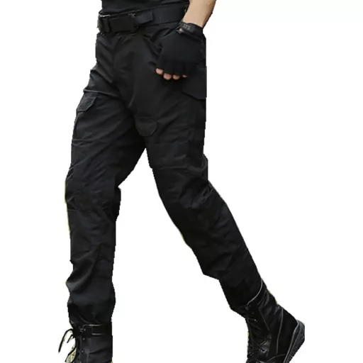 Pantaloni tactici JOYASUS pentru paintball, airsoft, pantaloni militari multi-buzunar cu protecție pentru genunchi, îmbrăcăminte sport bărbați pentru exterior