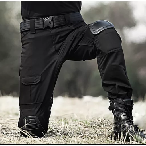 Pantaloni Tactici Paintball JOYASUS cu Genunchiere și Buzunare Multiple, Mărimea L