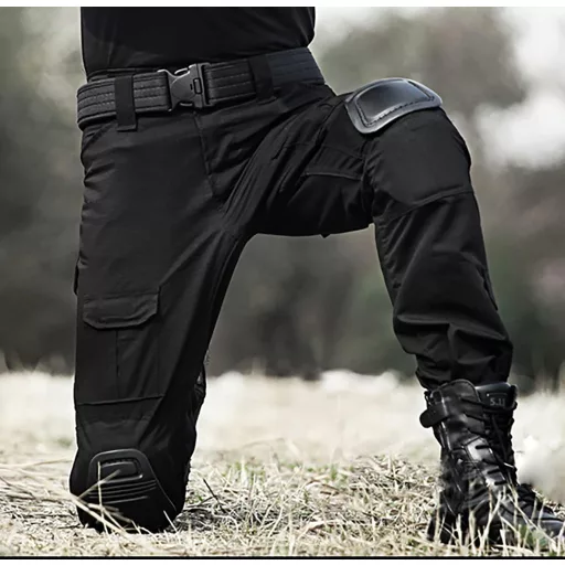 Pantaloni Tactici Paintball JOYASUS cu Genunchiere și Buzunare Multiple, Mărimea L