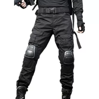   JOYASUS taktikai cargo nadrág térdrögzítővel, több zsebbel, airsoft paintball túrázáshoz