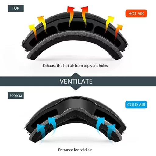 Ochelari de schi WLZP, protecție UV și anti-ceață, lentilă interschimbabilă, bărbați femei
