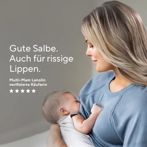 Multi-Mam Lanolin Krema za njegu bradavica - 100% Prirodna zaštita za suhe i ispucale bradavice - Bez okusa i mirisa - 30 ml