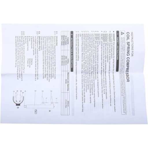 Set compresor arcuri McPherson FreeTec pentru montaj suspensii