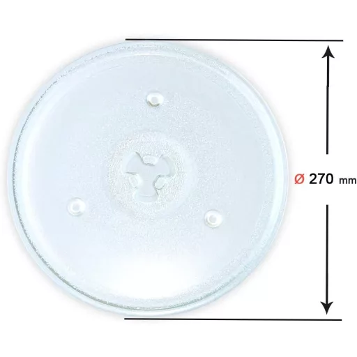 Recamania Platană de sticlă pentru cuptor cu microunde 270mm, Universală