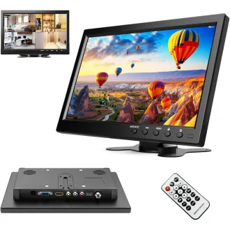   Podofo 10.1" HD Monitor autós kamera és biztonsági rendszer kijelzőhöz