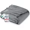 BEDSURE Puha Fleece Takaró 130x150 cm, Meleg Téli Pléd Kanapéra és Gyerekeknek, Szürke