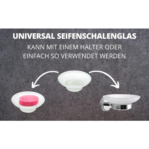 Săpunieră Kapitan, accesoriu de baie interschimbabil