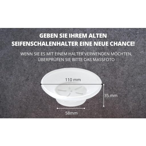 Săpunieră Kapitan, accesoriu de baie interschimbabil