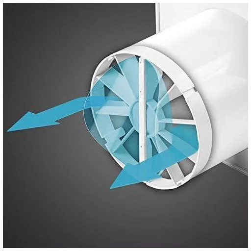 Valvă clapetă antiretur Blauberg de 100 mm pentru ventilator de baie