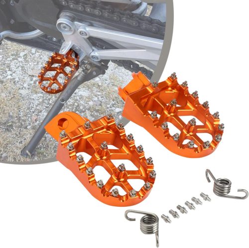 Set Vârfuri Pedale Frână și Schimbător din Aluminiu JFG RACING pentru Motociclete KTM - Portocaliu, Accesoriu Ușor de Montat